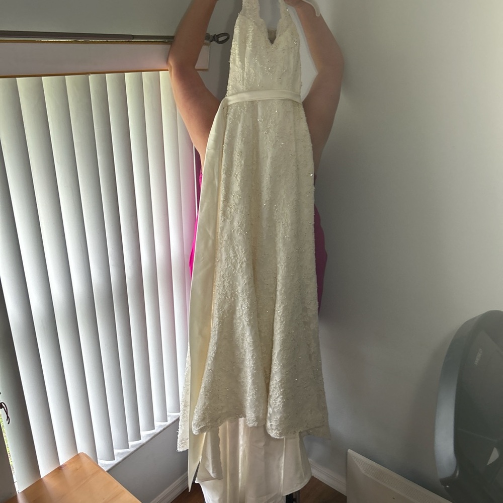 vintage, embroidered wedding dress